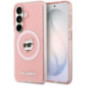 KARL LAGERFELD case for SAMSUNG S26 KLHMS26SHMKBCHOP (Magnetic IML Repeated Logo and Choupette) pink