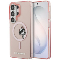 KARL LAGERFELD case for SAMSUNG S26 Ultra KLHMS26L6HCPSCP (Magnetic IML Peekaboo Choupette) pink