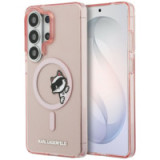 KARL LAGERFELD case for SAMSUNG S26 Ultra KLHMS26L6HCPSCP (Magnetic IML Peekaboo Choupette) pink