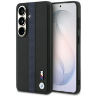 BMW case for SAMSUNG S26 compatible with MagSafe BMHMS26S25PCPSKB (Perforated Stripe Logo) blue