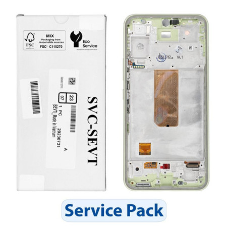 ServicePack LCD Display SAMSUNG A54 5G A546B Green GH82-31231C