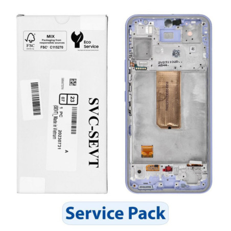 ServicePack LCD Display SAMSUNG  A54 5G A546B Purple GH82-31231D