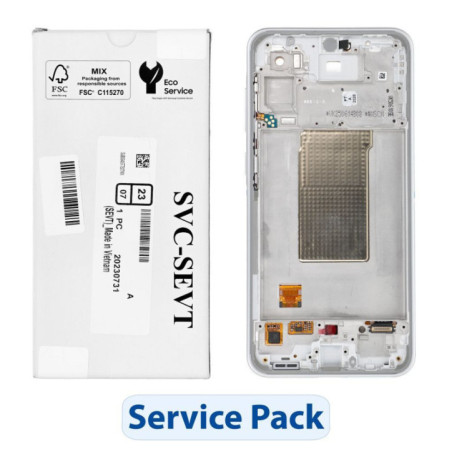 ServicePack LCD Display SAMSUNG A36 5G A366B White GH82-36841B