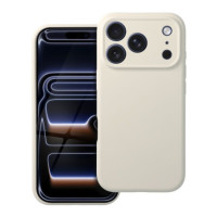 Case for iPhone 16e (SE4 2025) / 17e Forcell F-Protect Rubber Premium compatible with MagSafe antique white