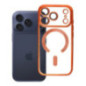 Case for iPhone 17 PRO Electro Mag Cover compatible with MagSafe orange