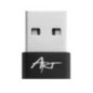 Adapter USB A 2.0 to USB C ART C14 OTG black Adapter USB A 2.0 to USB C ART C14 OTG black