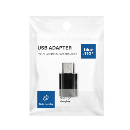 Adapter Type C to Micro USB Premium  - black