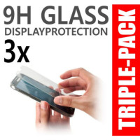3er-PACK Premium Schutzglas 9H für Samsung A600 Galaxy A6 2018