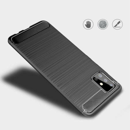 TPU CASE CARBON/BLACK für Samsung A515 Galaxy A51
