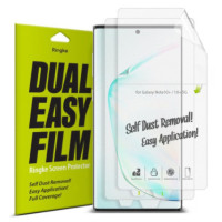 RINGKE Dual Easy Displayschutzfolie (2er Pack) für Samsung Galaxy Note 10 - FINGERPRINT-SENSOR FUNKTIONIERT