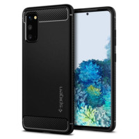 SPIGEN Rugged Armor Backcase schwarz für Samsung G980 Galaxy S20