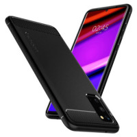 SPIGEN Rugged Armor Backcase schwarz für Samsung G980 Galaxy S20