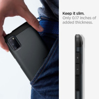 SPIGEN Tough Armor Backcase schwarz für Samsung A415 Galaxy A41