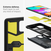SPIGEN Tough Armor Backcase schwarz für Samsung A415 Galaxy A41