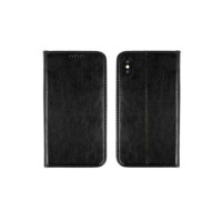 FLIPCASE WALLET ECHTLEDER schwarz für Apple iPhone 12 mini