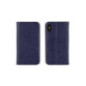FLIPCASE WALLET ECHTLEDER navyblau für Apple iPhone 12 mini