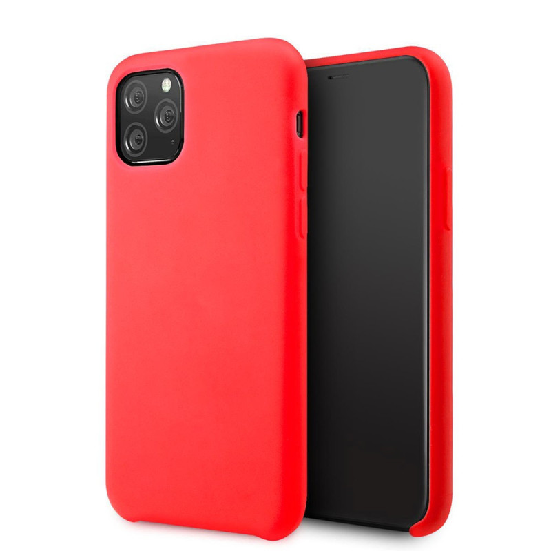 SILIKON-CASE rot für Samsung Galaxy S21