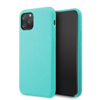 SILIKON-CASE cyan für Samsung Galaxy S21