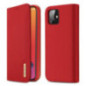 FLIPCASE DUX DUCIS Wish Genuine Leather Bookcase red für iPhone 12| iPhone 12 Pro