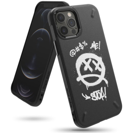 Backcase Ringke Onyx Design Graffiti für Apple iPhone 12| iPhone 12 Pro