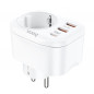 POWER-ADAPTER HOME POWERPLUG + USB-C 20W + 2xUSB QC3.0