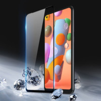 Dux Ducis 9D Tempered Glass Tough Screen Protector Full Coveraged with Frame for Samsung Galaxy A11 / M11 black (case friendly)