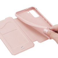 DUX DUCIS Skin X Bookcase type case für Samsung Galaxy S21 5G pink