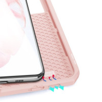 DUX DUCIS Skin X Bookcase type case für Samsung Galaxy S21 5G pink