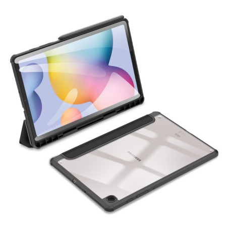 Dux Ducis Toby armored tough Smart Cover for Samsung Galaxy Tab S6 Lite with a holder for stylus pen black