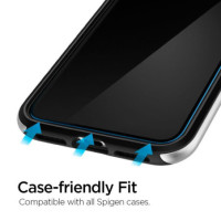 TEMPERED GLASS SPIGEN ALM GLAS.TR SLIM 2-PACK für Apple IPHONE 11