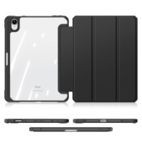 Dux Ducis Toby armored tough Smart Cover for Apple iPad mini 2021 with a holder for Apple Pencil black