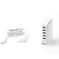 POWER-ADAPTER HOME USB-A 5 Ports EU-PLUG