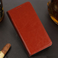 FLIPCASE ECHTLEDER braun für Apple iPhone 14