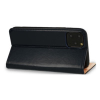 FLIPCASE ECHTLEDER navyblau für Apple iPhone 14