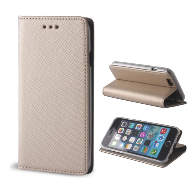 FLIPCASE SMART MAGNET gold für Apple iPhone 14 Plus