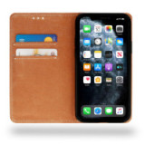 FLIPCASE ECHTLEDER braun für Apple iPhone 14 Pro Max