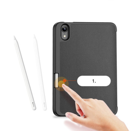 DUX DUCIS Domo Tablet Cover with Multi-angle Stand and Smart Sleep Function schwarz für Apple iPad mini 2021