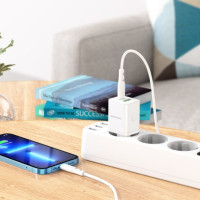 POWER-ADAPTER HOME USB-A / USB-C Borofone BN7 QC3.0 - 18W/20W