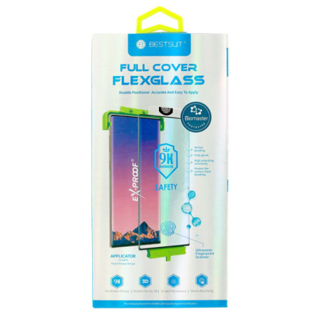 NANO HYBRID FLEXIBLE FULLCOVER 5D-GLAS 9H für Samsung Galaxy S22
