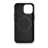iCarer Oil Wax Premium Leather Case Magnetic Leather Case with MagSafe Black für Apple iPhone 14 Pro Max