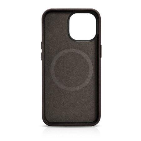 iCarer Oil Wax Premium Leather Case Magnetic Leather Case with MagSafe Brown für Apple iPhone 14 Pro Max