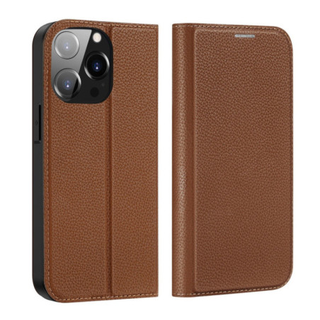 Dux Ducis Skin X2 Flip Cover braun für Apple iPhone 14 Pro Max