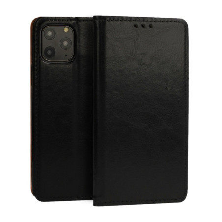 FLIPCASE ECHTLEDER schwarz für Samsung Galaxy A54 5G