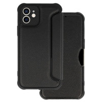 FLIPCASE WALLET RAZOR CARBON schwarz für Samsung Galaxy S23 Ultra