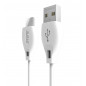 DATA-CABLE USB-A / USB-C 100cm 2.1A white (Dudao L4T white)