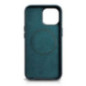 iCarer Oil Wax Premium Real Leather Case (MAGSAFE-kompatibel) black für Apple iPhone 13 Pro