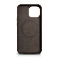 iCarer Oil Wax Premium Real Leather Case (MAGSAFE-kompatibel) coffee für Apple iPhone 13 Pro