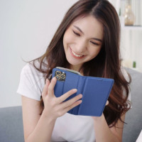 FLIPCASE WALLET SMART MAGNET navyblau für Xiaomi Redmi 12C