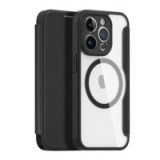Dux Ducis Skin X Flip Cover MagSafe-kompatibel schwarz für Apple iPhone 15