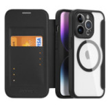 Dux Ducis Skin X Flip Cover MagSafe-kompatibel schwarz für Apple iPhone 15 Pro